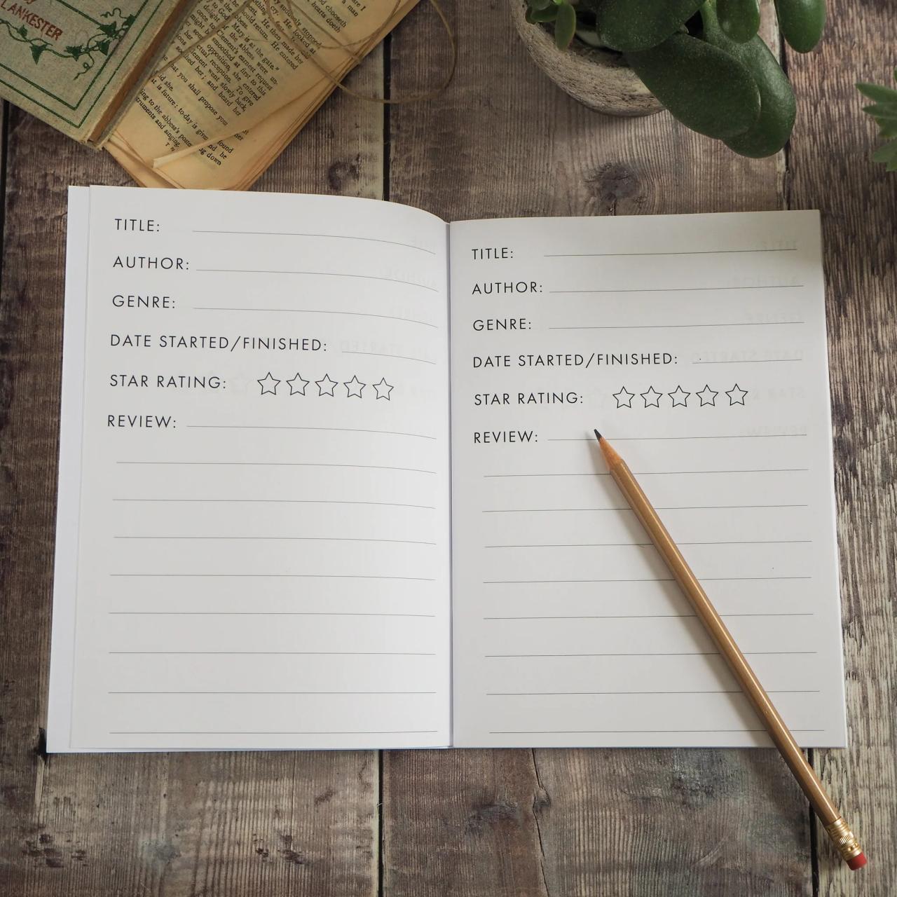 Reading Journal - Stationery for Book Lovers - Literary Emporium Ltd